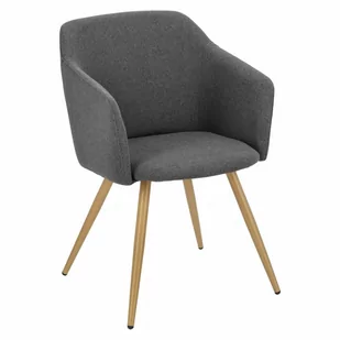 D2.Design Krzesło Molto szare ciemne 205189 - Krzesła - miniaturka - grafika 2