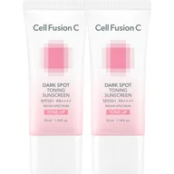 Kremy do twarzy z filtrem - Cell Fusion C Dark Spot Toning Sunscreen SPF50+ PA++++, 2x35ml - miniaturka - grafika 1