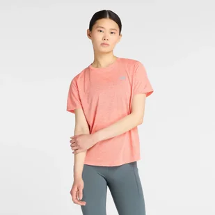 Koszulka damska New Balance WT41253FLE pomarańczowa - Koszulki i topy damskie - miniaturka - grafika 1