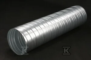 Rura 315 SPIRO ocynk 3mb INVEST (0,45mm) - Złącza i kolanka wentylacyjne - miniaturka - grafika 1