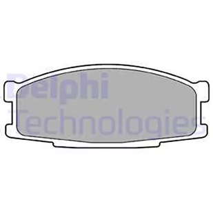 DELPHI KLOCKI HAMULCOWE LP981 PRZÓD MITSUBISH CANTER 2.3 FB433) 01/86-08/92 - Klocki hamulcowe - miniaturka - grafika 1