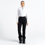 Spodnie damskie - Dare 2b - Damskie Spodnie Narciarskie Sleek Iii Czarny, Rozmiar: 42R - miniaturka - grafika 1