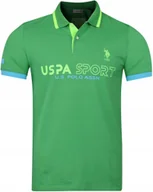Koszulki męskie - U.S. POLO ASSN. - MĘSKA KOSZULKA POLO RAMS 197 65194 50336 342 polówka - miniaturka - grafika 1