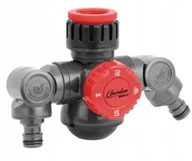 Inne akcesoria do nawadniania - Przyłącze kranowe kątowe podwójne 1/2""-3/4"", karta - miniaturka - grafika 1