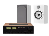 Zestawy stereo - NAD C 3050 (orzech) + 706 S3 (biały) - miniaturka - grafika 1