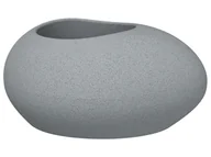 Skrzynie ogrodowe - Scheurich Donica Scheurich Flow (Szary optyka betonu, Ø 73 cm, wysokość 35 cm) - miniaturka - grafika 1