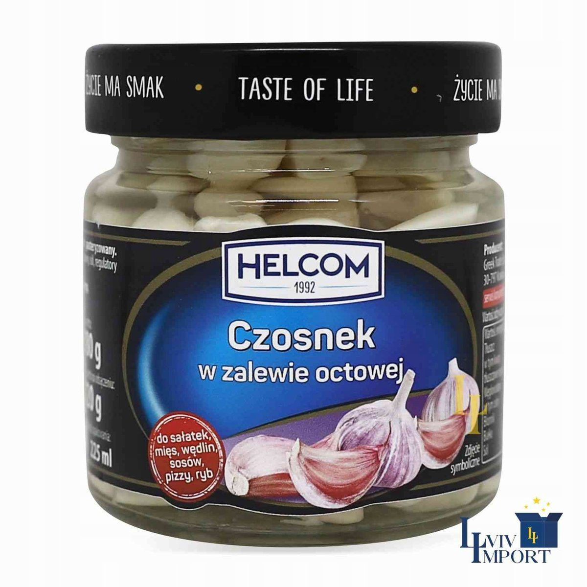 Czosnek w zalewie octowej 225ml Helcom
