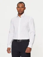 Koszule męskie - Calvin Klein Koszula K10K113846 Biały Slim Fit - miniaturka - grafika 1