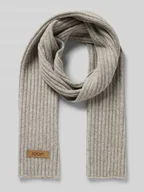 Apaszki i szaliki damskie - Szal z naszywką z logo - miniaturka - grafika 1