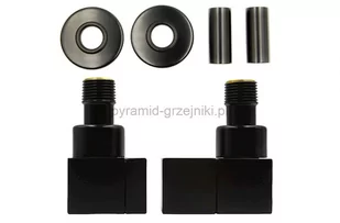 Varioterm Zawór regulacyjny Quattro All in One - czarny mat alu-pex-PEX prawy AQR24CFK/P(PEX) - Zawory i kraniki - miniaturka - grafika 1