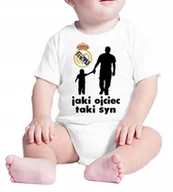 Body dla niemowląt - 2035 BODY DZIECIĘCE REAL MADRYT PREZENT 80 - miniaturka - grafika 1