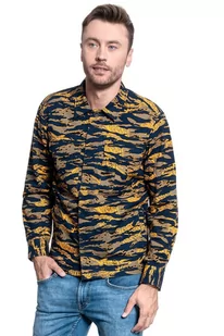 Koszula  Męska Lee Seasonal Fit Washed Blue L67Njilr-M - Koszule męskie - miniaturka - grafika 1
