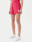 Spodenki damskie - Fila Szorty sportowe Lisakovsk FAW1047 Różowy Loose Fit - miniaturka - grafika 1