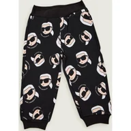 Spodnie i spodenki dla chłopców - Karl Lagerfeld Kids Spodnie dresowe Regular Fit - miniaturka - grafika 1