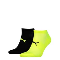 Skarpetki damskie - PUMA Skarpety męskie (2 sztuki), czarny/szary/żółty, 39-42 EU - miniaturka - grafika 1