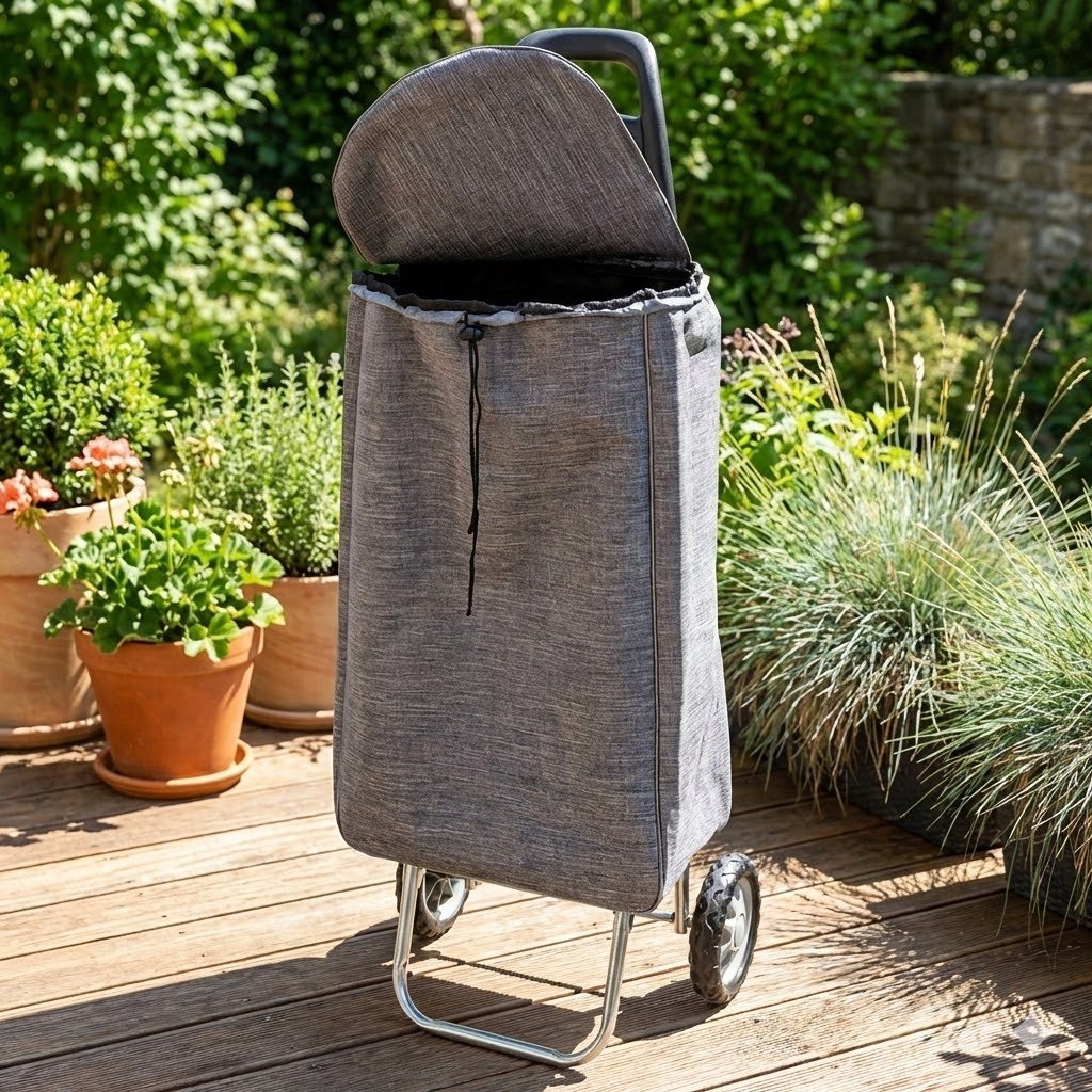 Wózek Na Zakupy Na Kółkach Transportowy Torba WODOODPORNY Składany Mocny