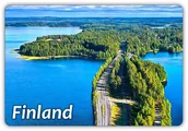 Magnesy - FINLANDIA - Krajobraz - Finland - Magnes na lodówkę - miniaturka - grafika 1