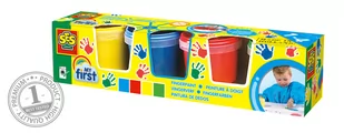 Ses My First Farby do malowania palcami 4x150 ml - Zabawki kreatywne - miniaturka - grafika 2