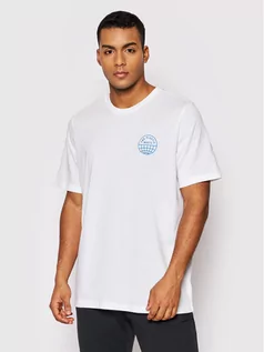 Koszulki męskie - Adidas T-Shirt Sustainable Graphic HE4841 Biały Regular Fit - grafika 1