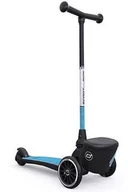 Hulajnogi - Scootandride, Hulajnoga trójkołowa balansowa ze świecącymi kółkami i odblaskową kierownicą Highwaykick 2 Lifestyle, Biało-niebieski - miniaturka - grafika 1