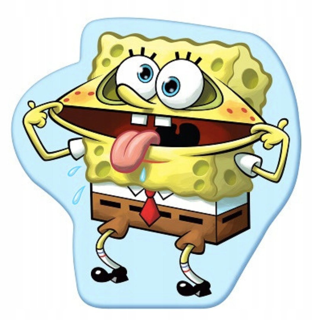 Poduszka SpongeBob Licencyjna Kształtka Dekoracyjna do Pokoju