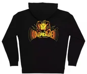 Bluzy męskie - bluza męska INDEPENDENT MANUFACTURED SPAN ZIP HOODED HEAVYWEIGHT SWEATSHIRT BLACK - miniaturka - grafika 1