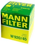 Filtry oleju - MANN Filter FILTR OLEJU MANN W920/45 - miniaturka - grafika 1