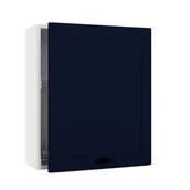 Szafki kuchenne - Szafka kuchenna wisząca z ociekaczem 60 ADELE W60 SU P/L granatowa mat - miniaturka - grafika 1