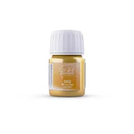 Dodatki do ciast w proszku - Farbka do malowania, Barwnik spożywczy, Gold metalik, 30ml, Fractal - miniaturka - grafika 1