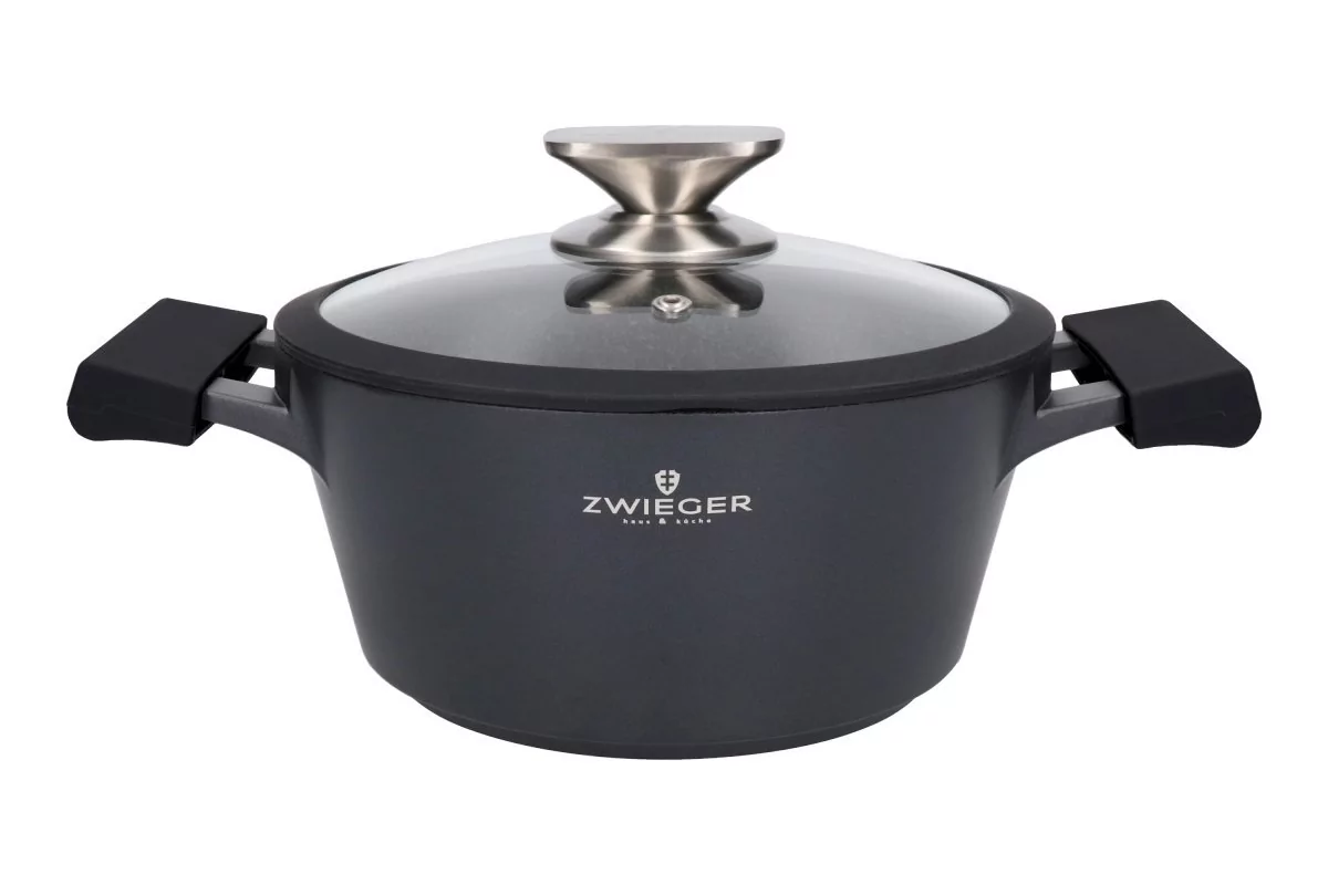 ZWIEGER BLACK STONE Garnek z pokrywką 28cm 5,5L