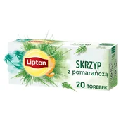 Herbata - Lipton Herbatka ziołowa aromatyzowana skrzyp z pomarańczą 20 g (20 torebek) - miniaturka - grafika 1