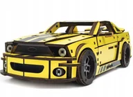 Puzzle - Puzzle Drewniane Łamigłówka Unimodels Unidragon Stallion GT Żółty - miniaturka - grafika 1