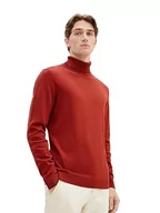 Swetry męskie - TOM TAILOR sweter męski, 14302 - Velvet Red, S - miniaturka - grafika 1