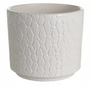 Osłonka ceramiczna Cylinder 16 cm antracyt mat Cermax - Donice - miniaturka - grafika 1
