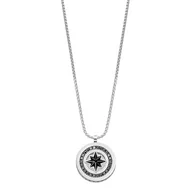 Naszyjniki męskie - LOTUS STYLE LS2368-1/1 Naszyjnik męski w kolorze czarnym ze stali nierdzewnej 316l Fantasy 550,00 mm męski - miniaturka - grafika 1