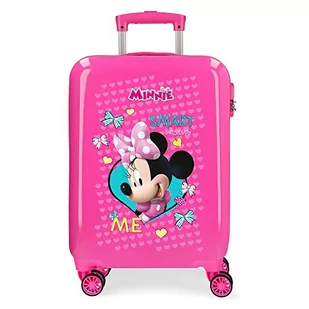Disney Minnie Happy Helpers walizka kabinowa różowa 34 x 55 x 20 cm twarda obudowa ABS zamek szyfrowy 34 l 2,6 kg 4 podwójne koła bagaż podręczny - Walizki - miniaturka - grafika 1