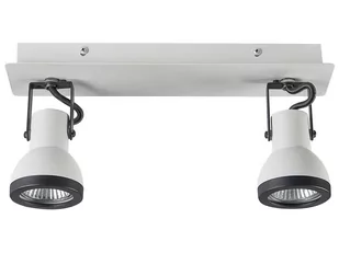 Lampa Sufitowa 2-punktowa Prostokątna Metalowa Biała Z Czarnym Baro! - Lampy sufitowe Lampa Sufitowa 2-punktowa Prostokątna Metalowa Biała Z Czarnym Baro! - Lampy sufitowe - miniaturka - grafika 1