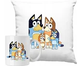 Gadżety dla niej i dla niego - ZESTAW PODUSZKA + KUBEK Blue Pies Bajka Pomysł Na Prezent - miniaturka - grafika 1