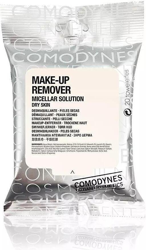 Comodynes Comodynes Make-up Remover Micellar Solution chusteczki oczyszczające do skóry suchej 20 szt