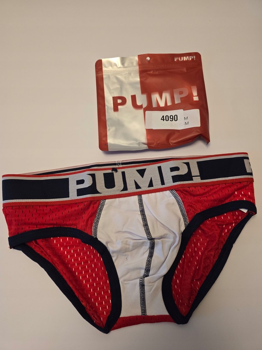 Męska bielizna, slipy marki PUMP rozmiar M, nowe majtki (4090)