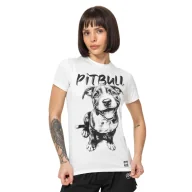 Odzież taktyczna i umundurowanie - PITBULL KOSZULKA sportowa damska Performance Pro+ Mesh Puppy '25 - Biała(36) - miniaturka - grafika 1