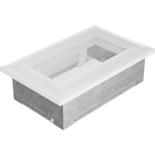 Kratki.pl KRATKA KOMINKOWA OSKAR BIAŁA 110X170 MM 117OB - Akcesoria kominkowe - miniaturka - grafika 1