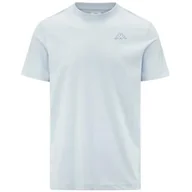 Koszulki męskie - Kappa Cafers Slim Tee Wygodna i stylowa koszulka techniczna kolor niebieski ballad i niebieski Forget, rozmiar 12Y - miniaturka - grafika 1