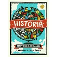 Książki edukacyjne - Olesiejuk Historia Mapy do kolorowania Z kredkami dookoła świata - miniaturka - grafika 1