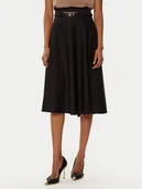 Spódnice - Rinascimento Spódnica midi CFC0121918003 Czarny Regular Fit - miniaturka - grafika 1