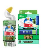 Środki do WC - Zestaw do WC Duck Garden Escape Żel do WC 750 ml + Krążki żelowe Zestaw startowy - miniaturka - grafika 1