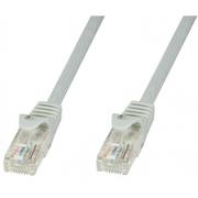 Kable miedziane - Techly TechlyPro Kabel sieciowy patch cord RJ45 Cat5e UTP CCA 1m szary 24124 - miniaturka - grafika 1