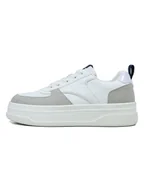 Trampki damskie - GAP Sneakersy "Paradise" w kolorze biało-beżowym - miniaturka - grafika 1