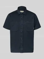 Koszule męskie - Koszula casual z kieszenią na piersi, krój regular fit, model 'ADRIAN' - miniaturka - grafika 1