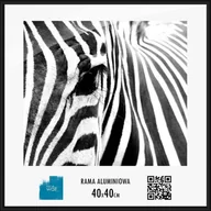 Ramki na zdjęcia - Nice Wall Rama aluminiowa 40x40 cm ALUC240X40 - miniaturka - grafika 1